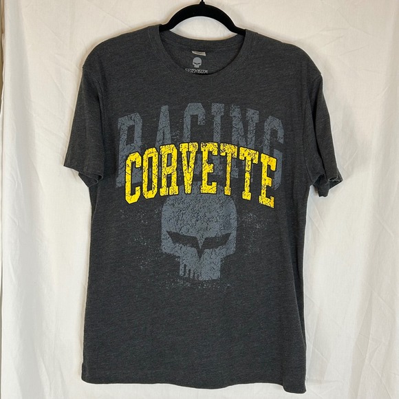 Other - Racing Corvette T Shirt Gray Graphic BadBoyVettes Com‎ Mens Size M